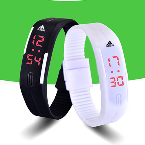 adidas led watch stainless steel back